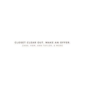 MAKE AN OFFER ON ZARA CLOTHES